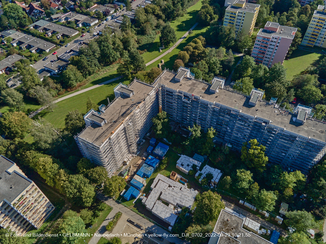23.09.2022 - Sanierung am Karl-MArx-Ring 11-21 in Neuperlach